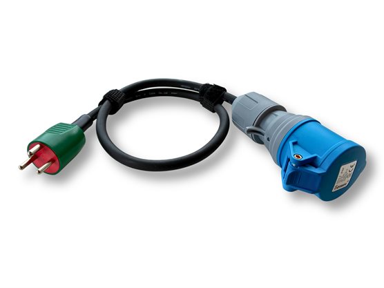230V CEE-adapterkabel 0,6 m