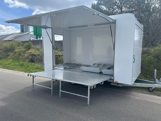 TP 420 udstillingsvogn kan bruges som scenevogn