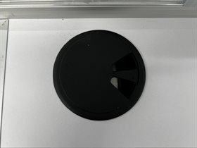 Gennemføring i bordpladen - sort