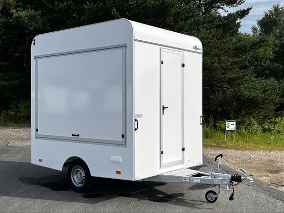 Aeroline 250 salgsvogn m/skab, vask og plexiglasparti