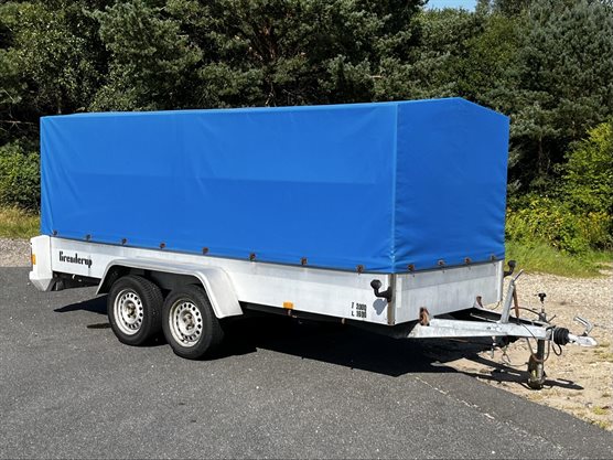 Brugt Brenderup trailer m/ høj presenning