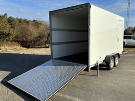 TP 420-3500 cargotrailer m/rampe og sidedør DEMO