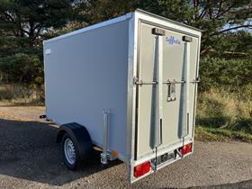 TF 250-750 lille cargotrailer med rampe og stor sideklap