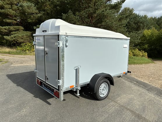 TF 250-750 cargo m/døre og glasfiberlåg