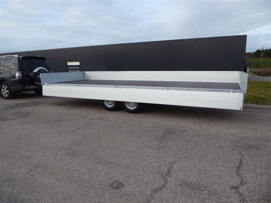 VZ light 617-2700 ladtrailer med boogie 2,47 bred med nedfældige sider