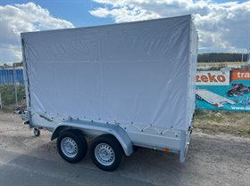 Demo BSX.2500-301 ladtrailer m/boogie og høj presenning