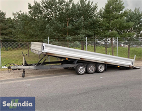 Brugt Djumbo 3500-520 maskintrailer m/3 aksler