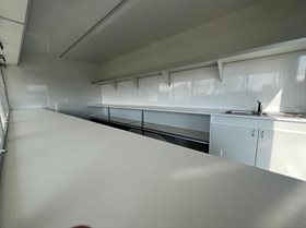 De-luxe New Line 600 salgsvogn m/plexiglas