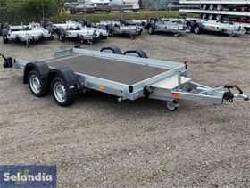 Husky 2700 sænkbar trailer med finerbund og eltip