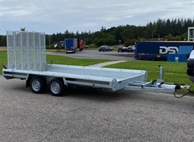 Terrax 2 3000-394 maskintrailer med høj rampe