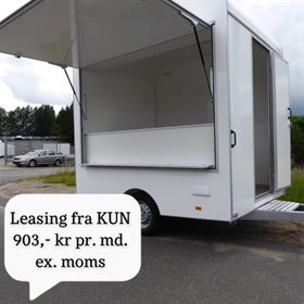 TP 301 salgsvogn m/skab og vask